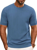 Men's Full Size Round Neck Short Sleeve T-Shirt Plus Size - Trendsi - Flyclothing LLC