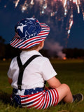 Children's Patriotic Celebration Outfit Set - Trendsi - Flyclothing LLC