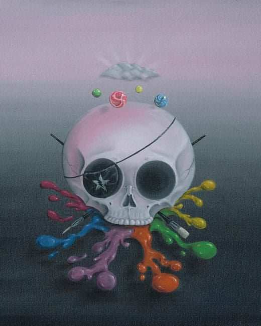 Black Market Art Company Dead Men Tell Tall Tails Print - Black Market Art Company - Flyclothing LLC