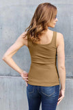 Basic Bae Full Size Square Neck Wide Strap Tank - Trendsi - Flyclothing LLC