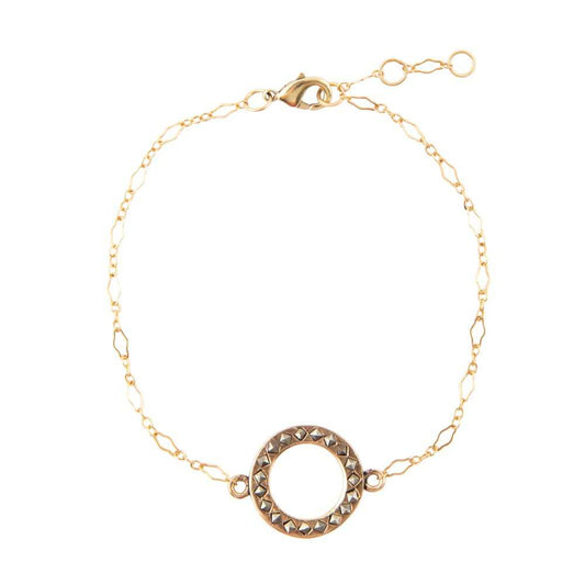 Delicate Stones Line Bronze Bracelet - Barse Jewelry - Flyclothing LLC