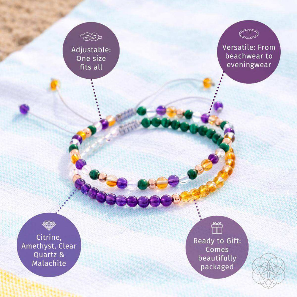 Destiny Maker - Powerhouse Anklet Set - Conscious Items - Flyclothing LLC