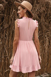 Ruffled Sleeveless Mini Dress - Trendsi - Flyclothing LLC