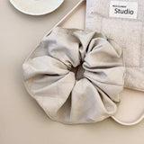 3-Piece PU Leather Elastic Hair Scrunchy - Trendsi - Flyclothing LLC