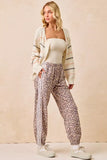 BiBi Side Lines Leopard Track Pants - Trendsi - Flyclothing LLC