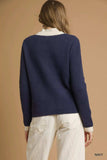 Umgee Two-Tone Button Front Cardigan - Trendsi - Flyclothing LLC