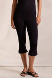 Side Slit Capris Leggings - Trendsi - Flyclothing LLC