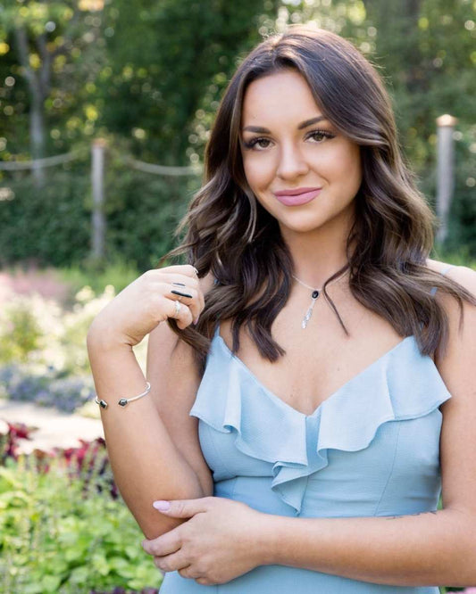 Double Or Nothing Quill Onyx and Sterling Silver Necklace - Barse Jewelry - Flyclothing LLC