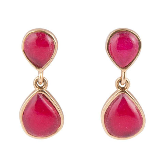 Drip to Drip Ruby Onyx Earrings - Barse Jewelry - Flyclothing LLC