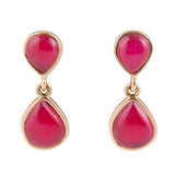 Drip to Drip Ruby Onyx Earrings - Barse Jewelry - Flyclothing LLC