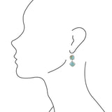 Drop Dead Gorgeous Blue Turquoise Sterling Silver Drop Earrings - Barse Jewelry - Flyclothing LLC