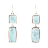 Drops of Blue Larimar Sterling Silver Earrings - Barse Jewelry - Flyclothing LLC