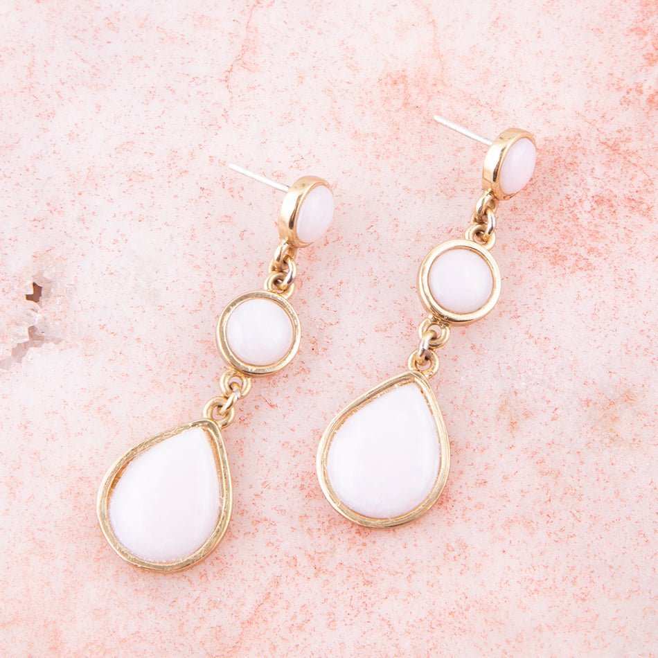Drops of Pink Opal Earrings - Barse Jewelry - Flyclothing LLC