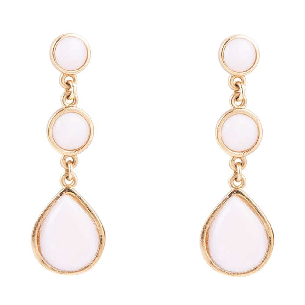 Drops of Pink Opal Earrings - Barse Jewelry - Flyclothing LLC