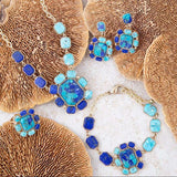 Duality Blue Lapis and Turquoise Golden Statement Ring - Barse Jewelry - Flyclothing LLC