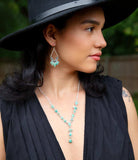 Durango Blue Turquoise and Sterling Silver Y-Necklace - Barse Jewelry - Flyclothing LLC