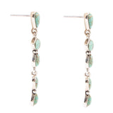 Durango Blue Turquoise and Sterling Silver Linear Post Earrings - Barse Jewelry - Flyclothing LLC