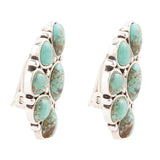 Durango Blue Turquoise Sterling Silver Clip Earrings - Barse Jewelry - Flyclothing LLC