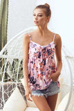 BiBi Floral Printed Jersey Knit with Tie Ribbon Front - Trendsi - Flyclothing LLC