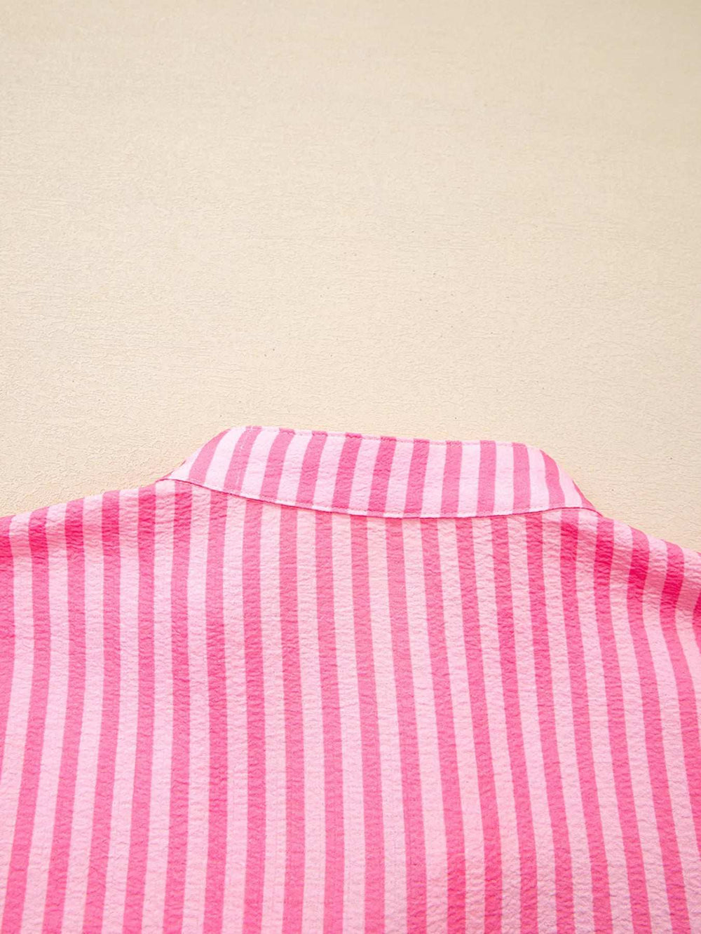 Stripe Flare Sleeve Half Placket Tiered Flowy Mini Dress - Trendsi - Flyclothing LLC