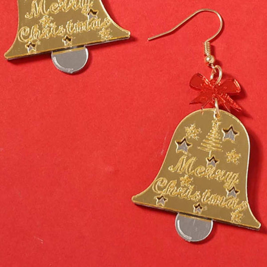 Christmas Bell Dangle Earrings - Trendsi - Flyclothing LLC