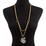 Moon & Sun Pendant Necklace - Trendsi - Flyclothing LLC
