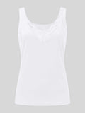 Full Size Lace Detail Sweetheart Neck Tank - Trendsi - Flyclothing LLC