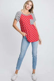 Heimish Full Size Star & Striped Round Neck Short Sleeve T-Shirt Plus Size - Trendsi - Flyclothing LLC