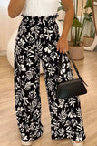 Full Size Printed High Waist Wide Leg Pants - Trendsi - Flyclothing LLC