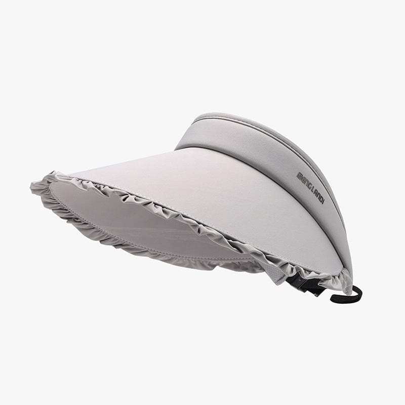 Frill Adjustable Ice Silk Sun Hat - Trendsi - Flyclothing LLC