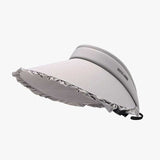 Frill Adjustable Ice Silk Sun Hat - Trendsi - Flyclothing LLC