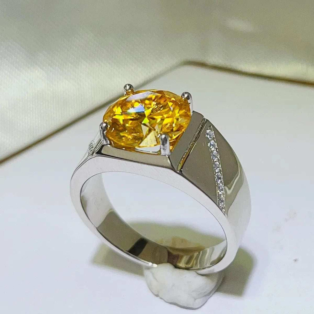 5 Carat Moissanite 925 Sterling Silver Ring - Trendsi - Flyclothing LLC