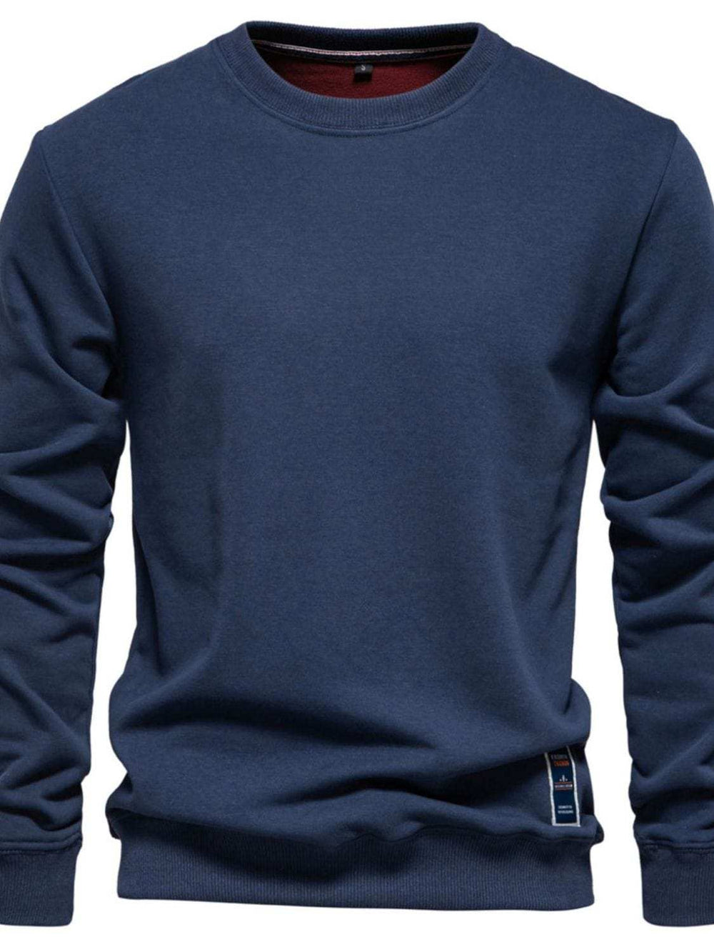 Men's Round Neck Long Sleeve Sweatshirt - Trendsi - Flyclothing LLC