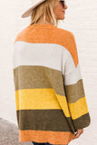 Open Front Color Block Cardigan - Trendsi - Flyclothing LLC