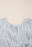 Crossover Backless Long Sleeve Knit Top - Trendsi - Flyclothing LLC