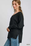 Umgee Wool Blended Pullover Sweater - Trendsi - Flyclothing LLC