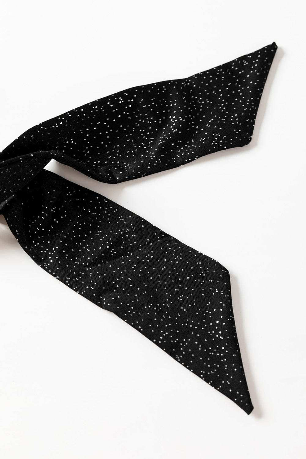 Glitter Surplice Long Sleeve Blouse - Trendsi - Flyclothing LLC