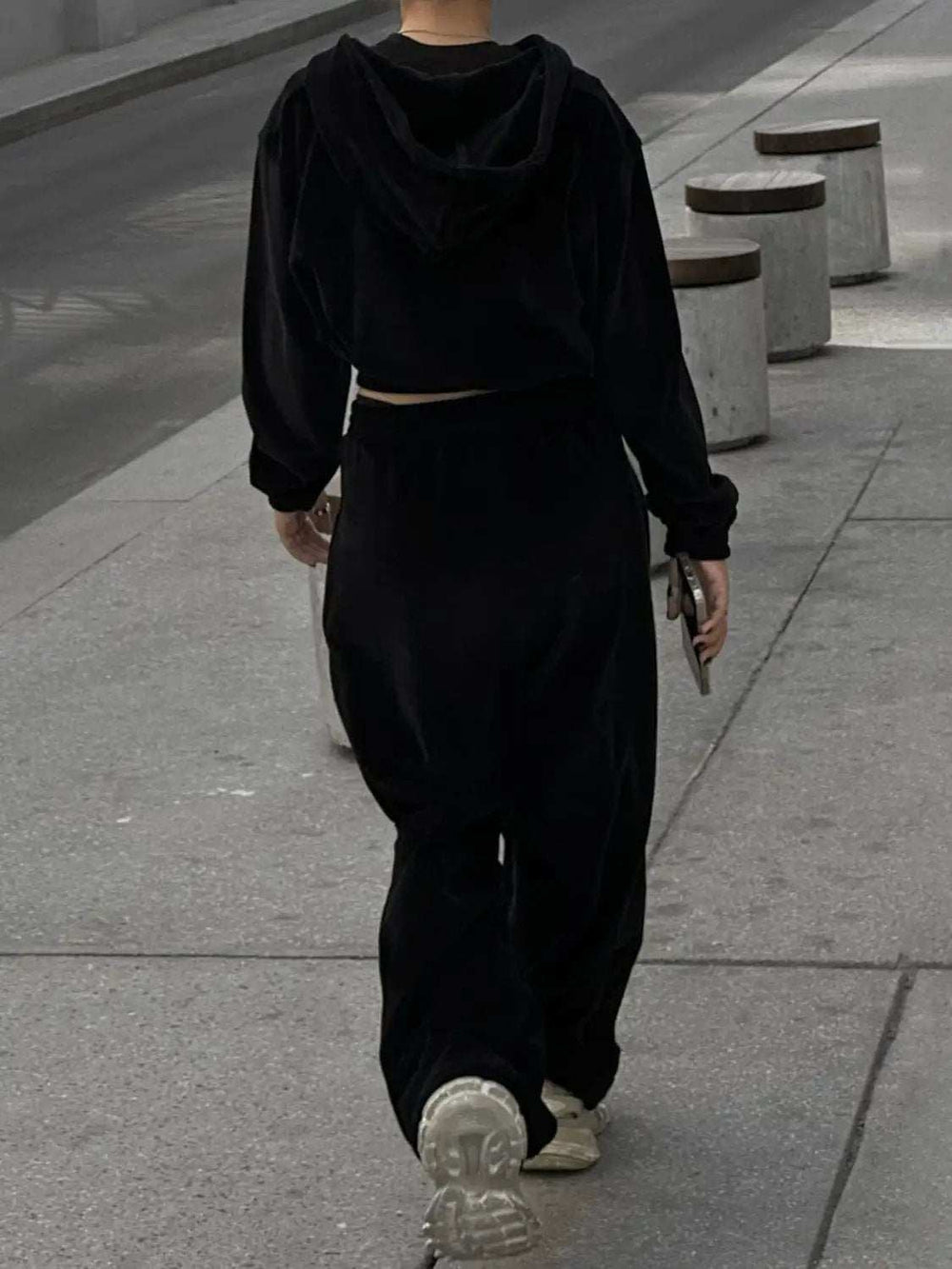 Zip Up Hoodie and Pocketed Pants Set - Trendsi - Flyclothing LLC