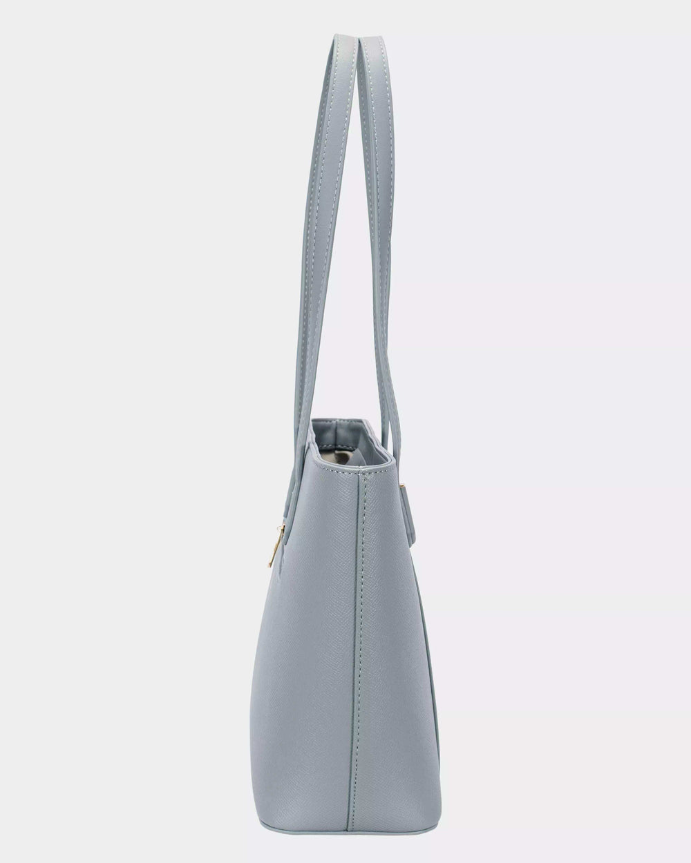David Jones Leather Tote Bag with Gold Hardware - Trendsi - Flyclothing LLC