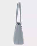 David Jones Leather Tote Bag with Gold Hardware - Trendsi - Flyclothing LLC