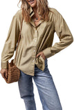 Striped Button Up Long Sleeve Shirt - Trendsi - Flyclothing LLC