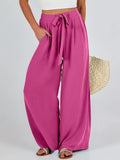Tied Wide-Leg Pants - Trendsi - Flyclothing LLC
