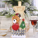 Assorted 2-Piece Christmas Doll Wine Bottle Covers - Trendsi - Flyclothing LLC