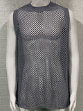 Men's Round Neck Hollow Out Sleeveless Knit Top - Trendsi - Flyclothing LLC