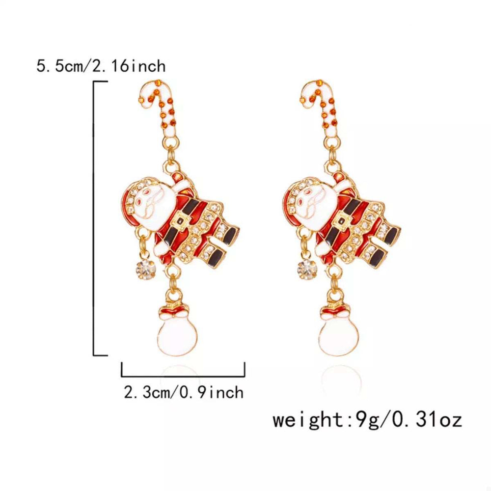Christmas Santa Drop Earrings - Trendsi - Flyclothing LLC