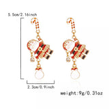 Christmas Santa Drop Earrings - Trendsi - Flyclothing LLC