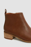 Beast Fashion PU Leather Block Heel Boots - Trendsi - Flyclothing LLC