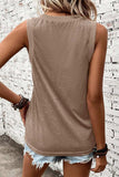 V-Neck Wide Strap Tank - Trendsi - Flyclothing LLC