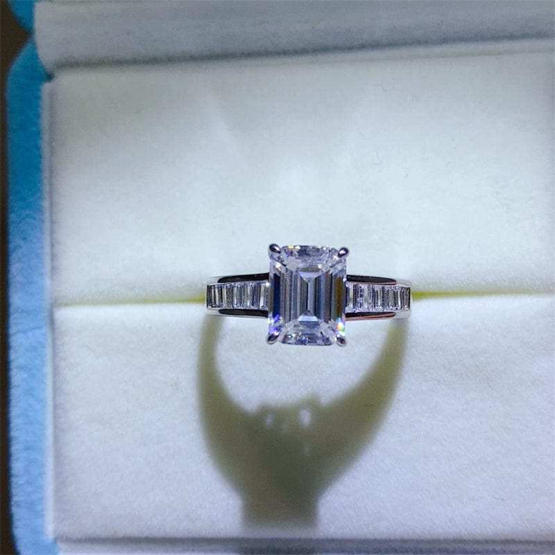 3 Carat Moissanite 925 Sterling Silver Ring - Trendsi - Flyclothing LLC
