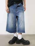 Men's Washed Denim Shorts with Pockets - Trendsi - Flyclothing LLC